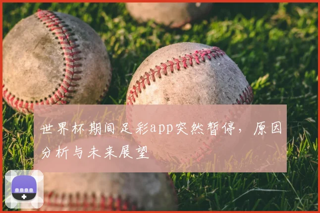 世界杯期间足彩app突然暂停，原因分析与未来展望
