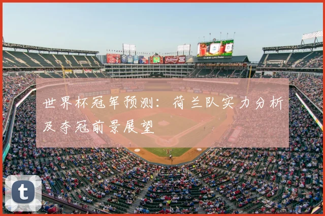 世界杯冠军预测:荷兰队实力分析及夺冠前景展望